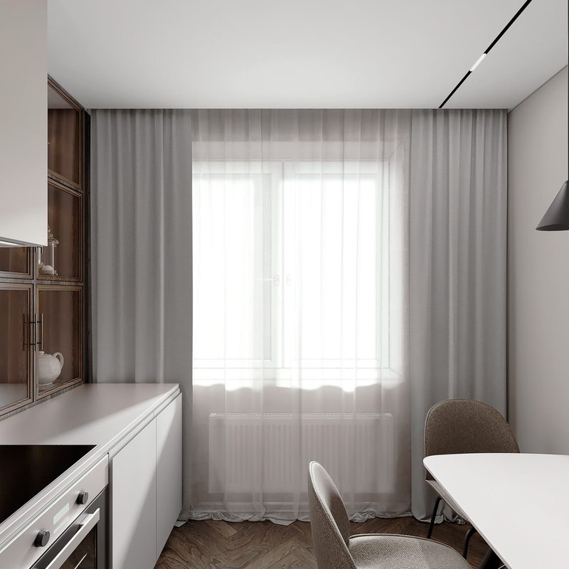 Интерьер: 1-комнатная, 41,93 м²